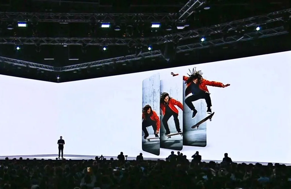 Product launch event with premium LED screens